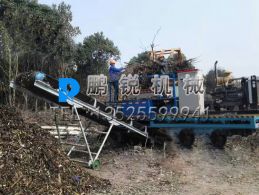 海南撕碎機客戶現(xiàn)場